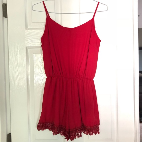 Red Romper - Picture 1 of 2